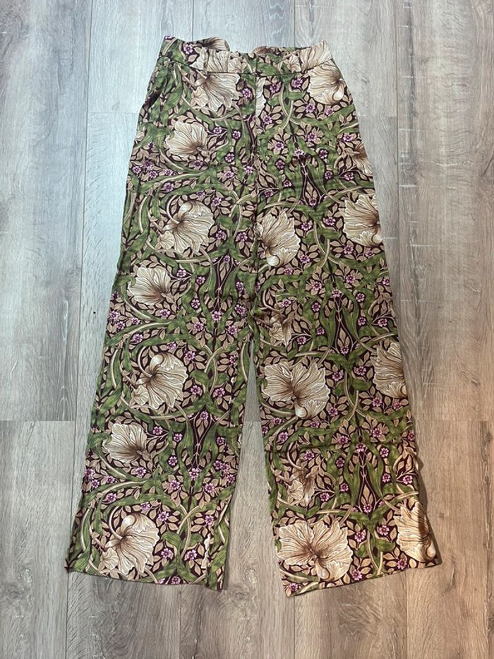 Pantalon bohème fleuri