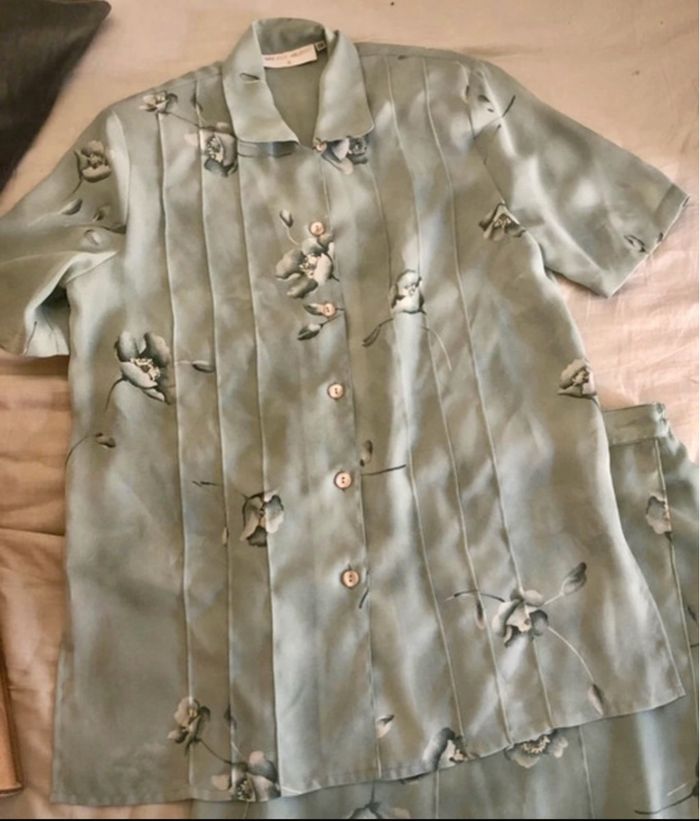 Chemisier fleurs femme