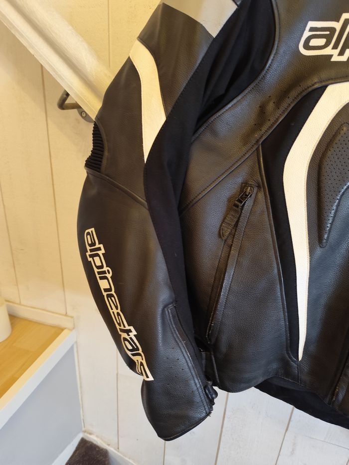 Veste moto cuir Alpinestars - photo numéro 3