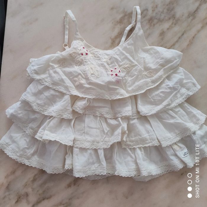 Blouse sans manche blanche Jean Bourget