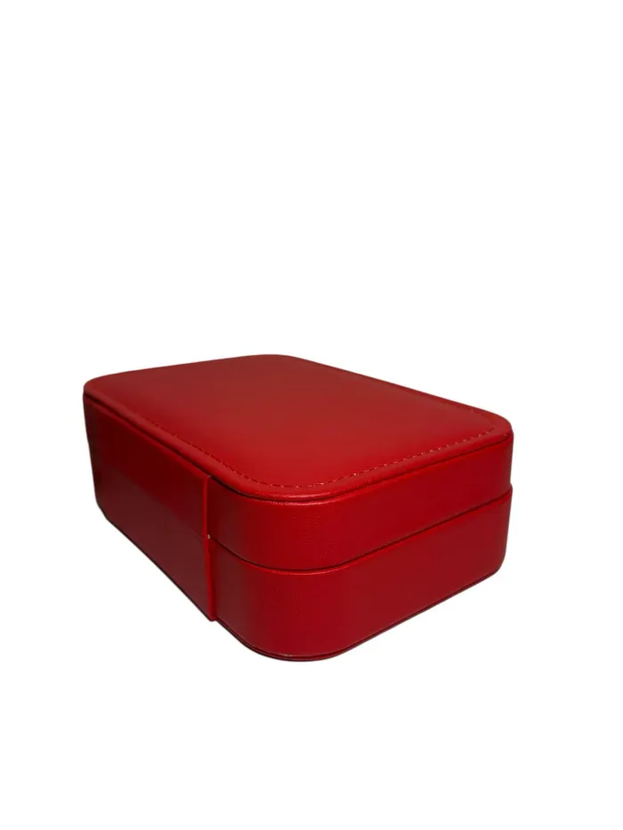 Boîte à Bijoux Rouge 16x11x5 cm Neuf
