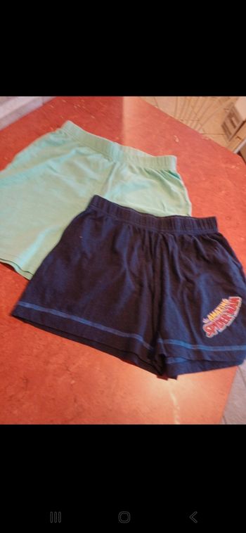 Lot de 2 shorts garçon taille 8 ans