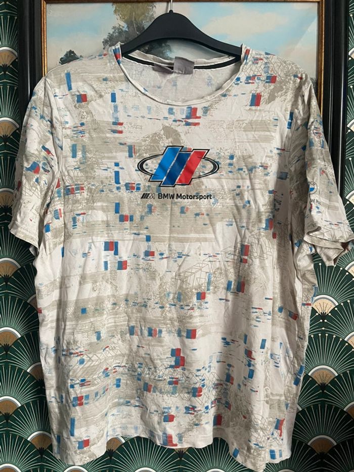 T-shirt homme, puma, moto, sport BMW, taille XL