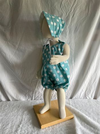 Ensemble barboteuse 18 mois pois