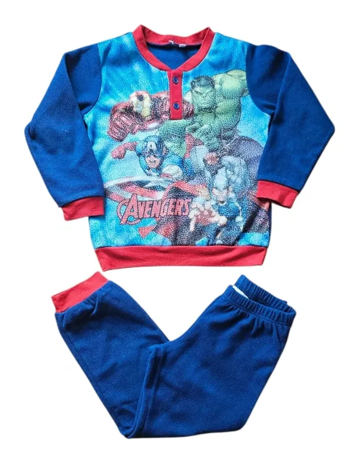 Pyjama polaire Avengers taille 6 ans