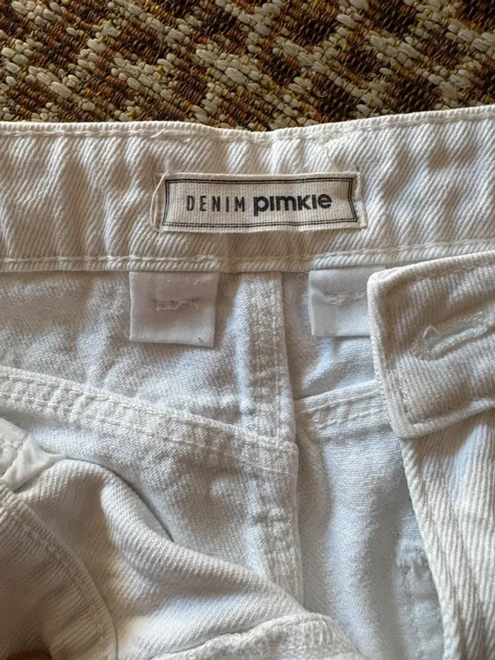 Jeans blanc denim - photo numéro 2