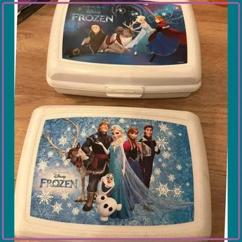 Boîte à goûter, reine des neiges lot de 2