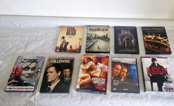 Lot de 9 coffret dvd de serie