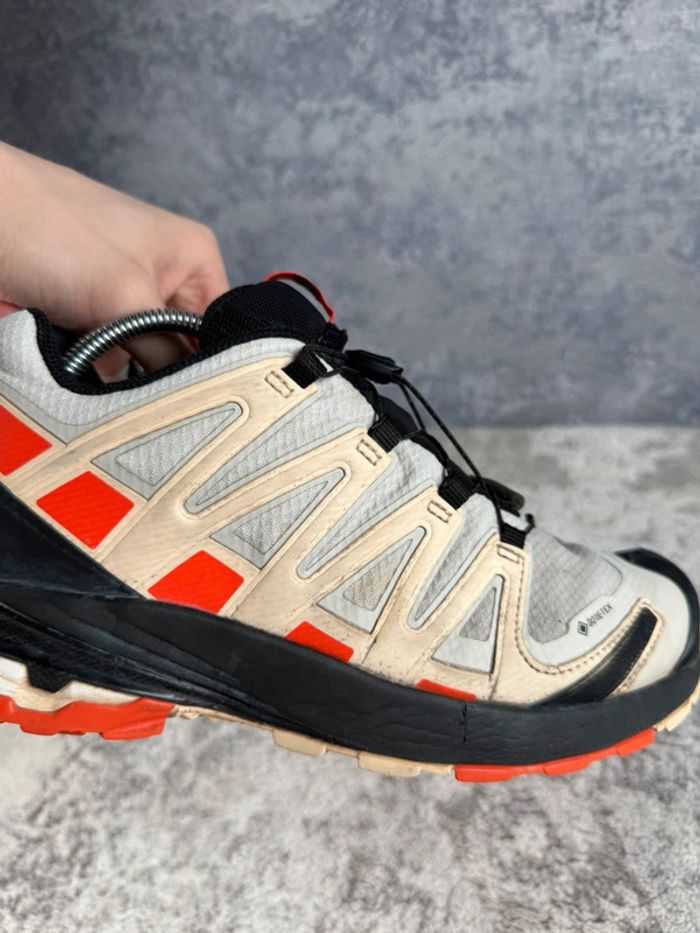 Salomon XA Pro 3D V8 - Gore-Tex - Black & White & Orange - photo numéro 17