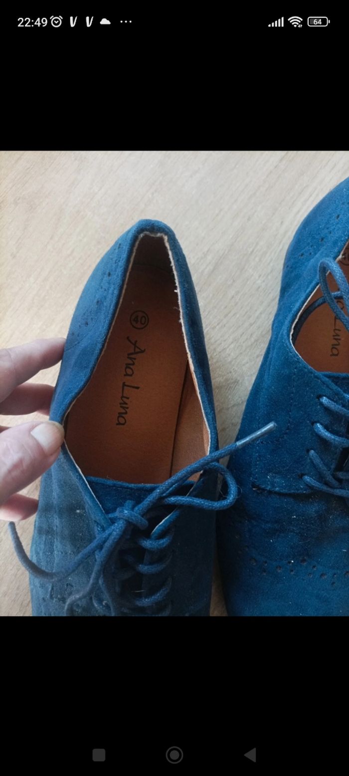 Chaussures femme derbies jamais porté taille 40 - photo numéro 2