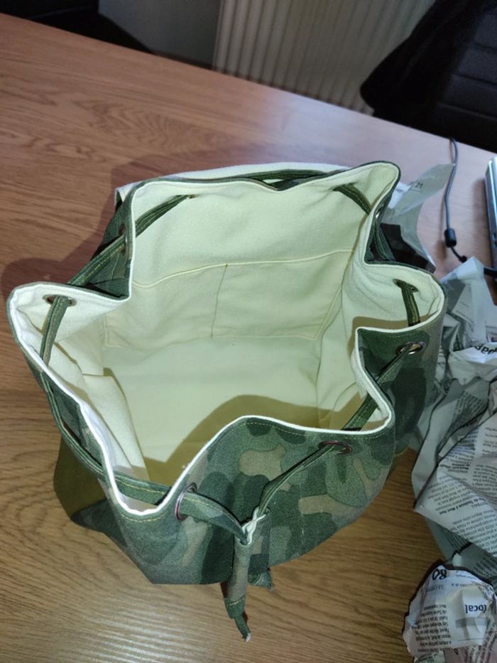 Sac à dos militaire fait à la main - photo numéro 4