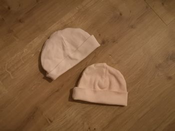 2 bonnets fille coton 1 mois