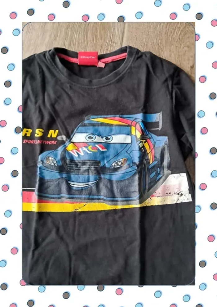 Tshirt cars manche longue 4 ans - photo numéro 3