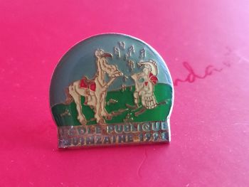 Pin's Lucky Luke - École publique quinzaine 1991