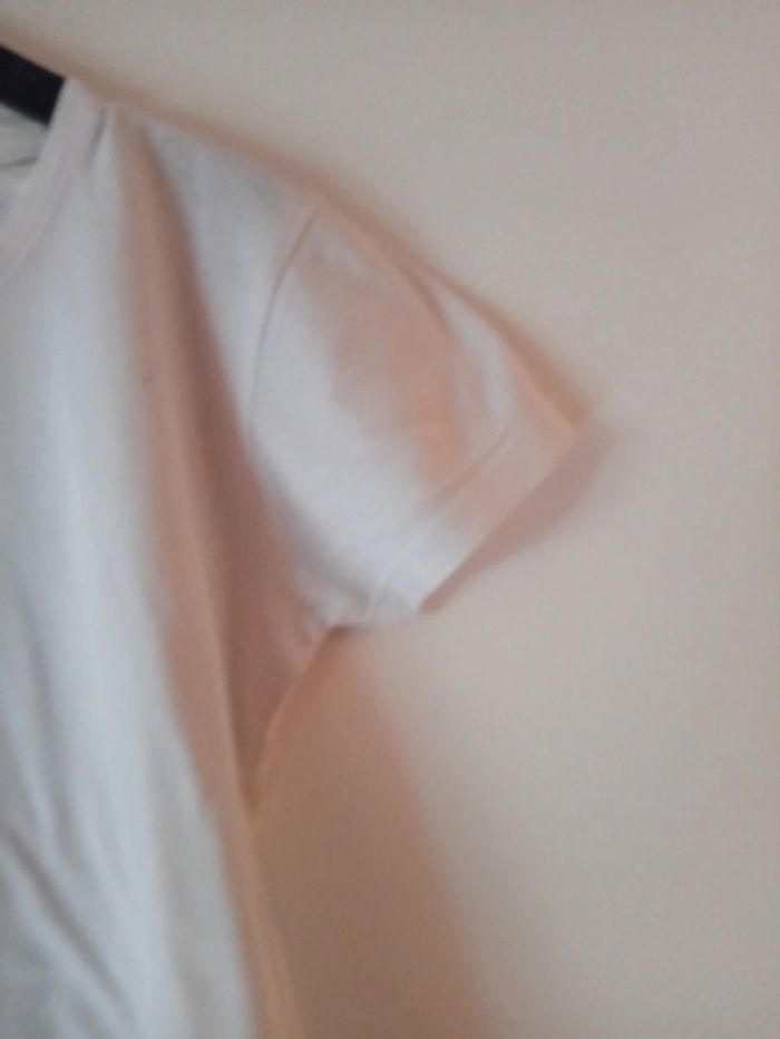 Tee-shirt manches courtes blanc.  Zeeman 11 ans - photo numéro 4