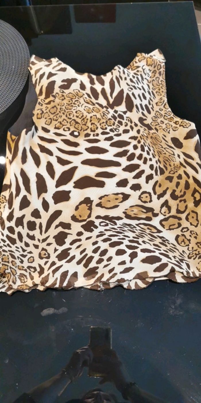 Top léopard taille S/M - photo numéro 3