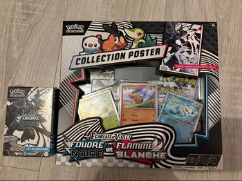 🔥 Lot Foudre Noire & Flamme Blanche - Coffret Collection Poster + Bundle 6 boosters 🔥