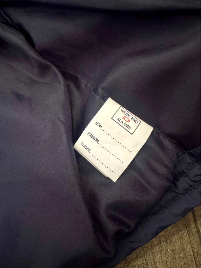 Blouson bleu marine doudoune 12mois weekend à la mer - photo numéro 6