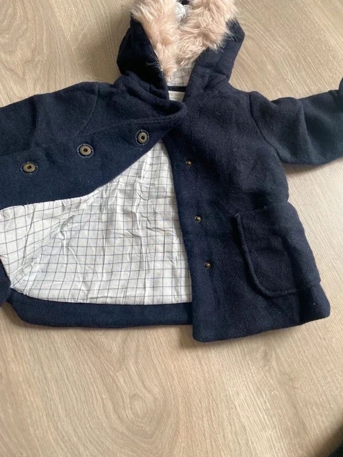 Veste à capuche bleue Zara - photo numéro 5