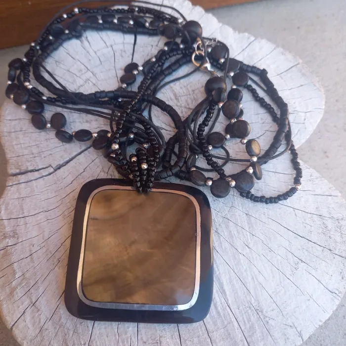 Vintage collier tour de cou bohème - photo numéro 2