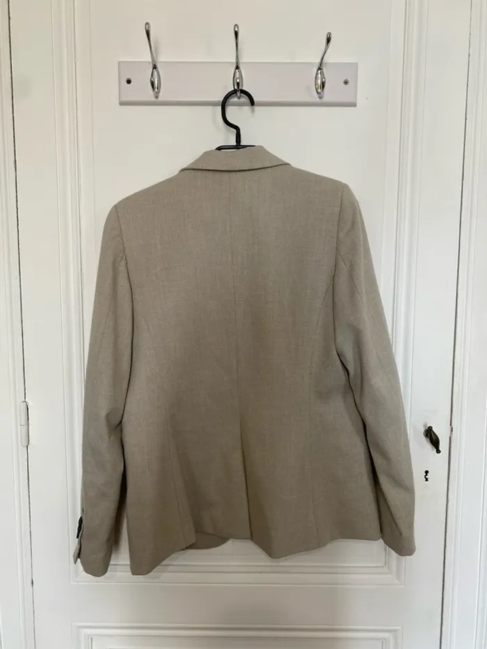 Blazer taille 36 Zara Beige - photo numéro 4