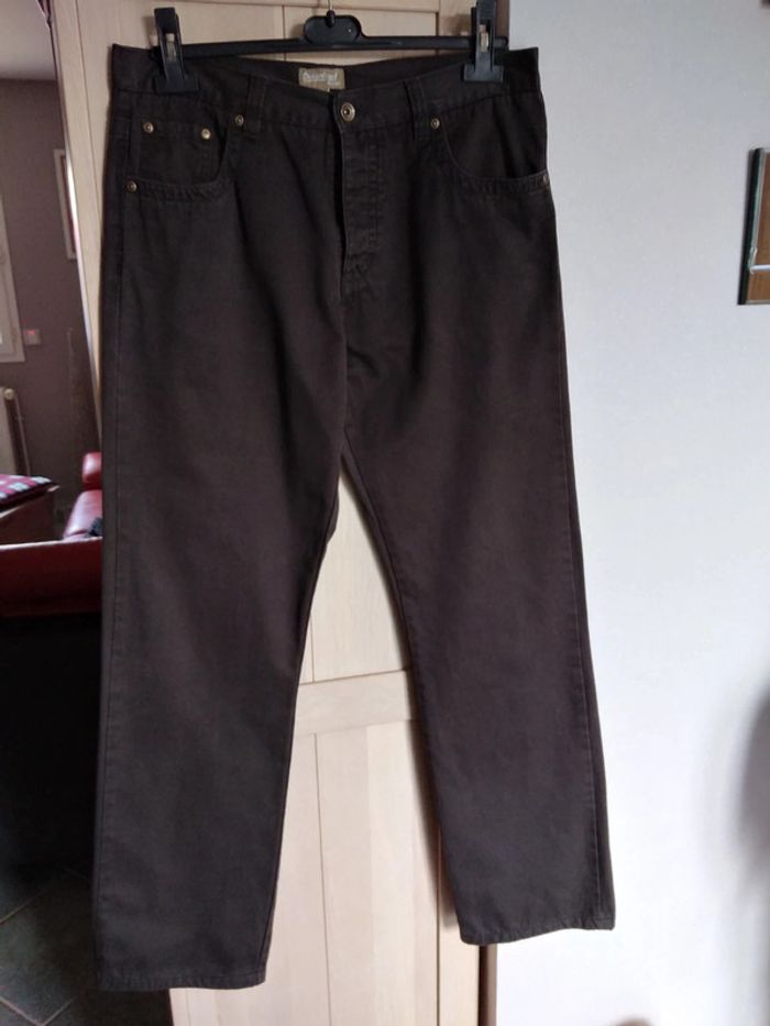 Pantalon homme marron foncé - photo numéro 1