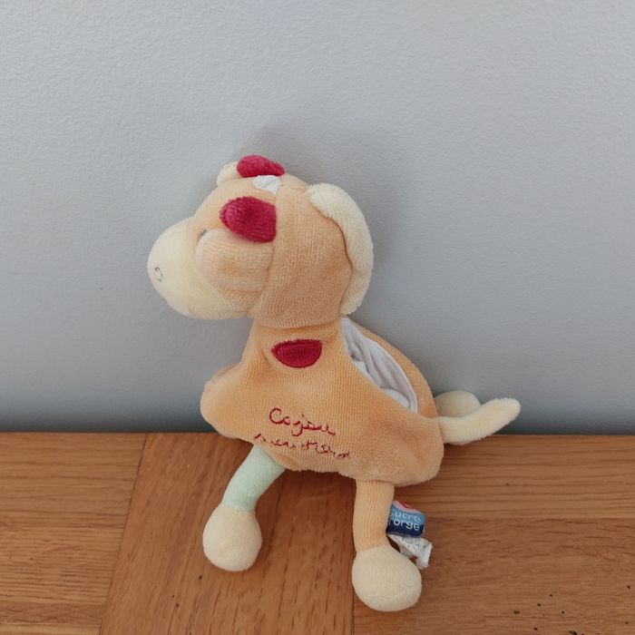 Doudou girafe mouchoir - Cajou Sucre d'Orge - photo numéro 4