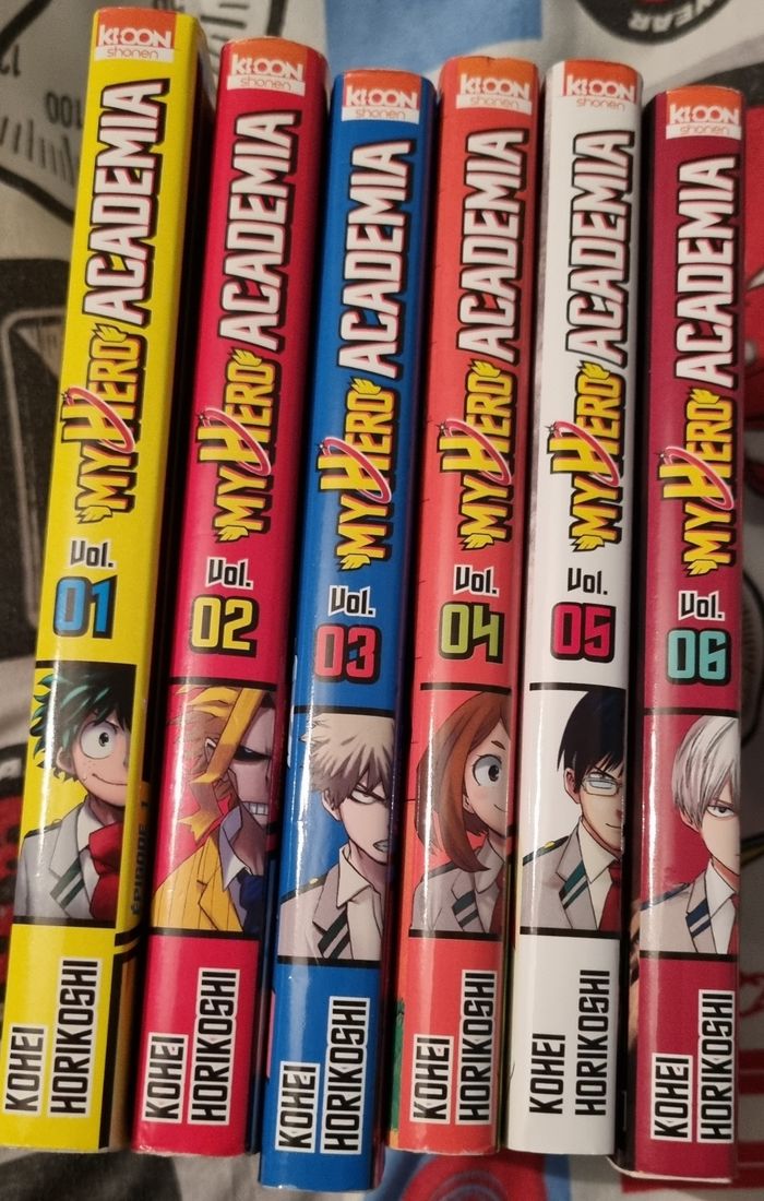 Livres manga my hero academia