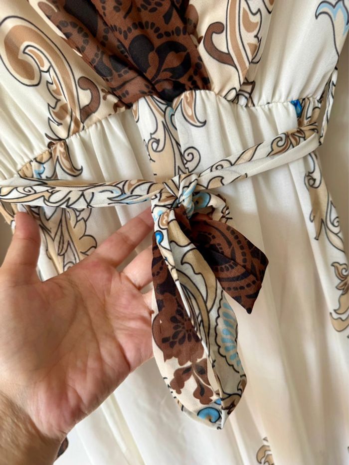 👗🌞Magnifique Robe longue d’été légère - taille unique - neuf sans étiquette - maya - photo numéro 5