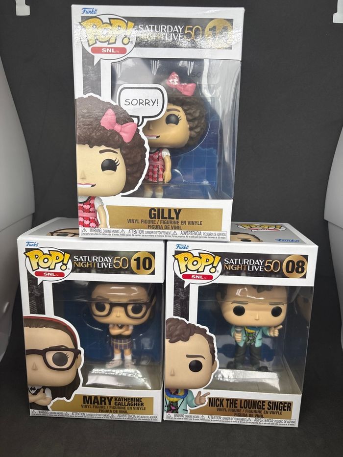 Funko pop Saturday night live 50 14 10 08 gilly Mary nick