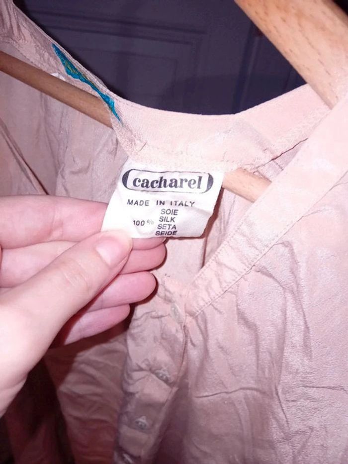 Blouse en soie - Cacharel - vintage - 40 - photo numéro 6