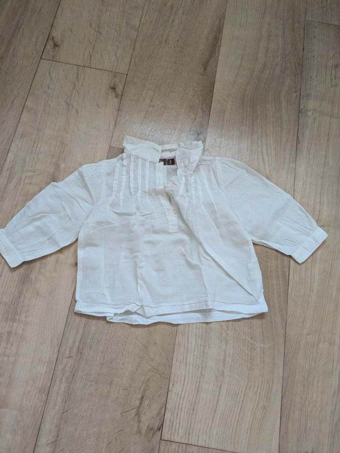 Lot 8 blouses légères 12 mois 74cm - photo numéro 8