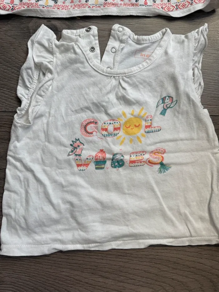 Lot 2 t shirt MC in extenso 18 mois - photo numéro 5