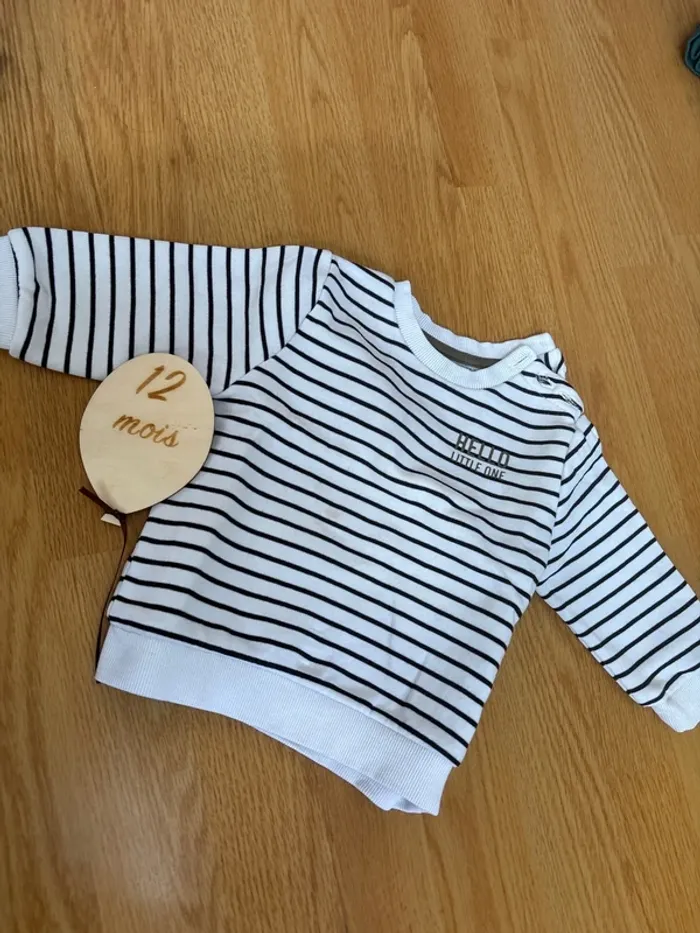 4 tee shirt manche longue/pull fin - photo numéro 6