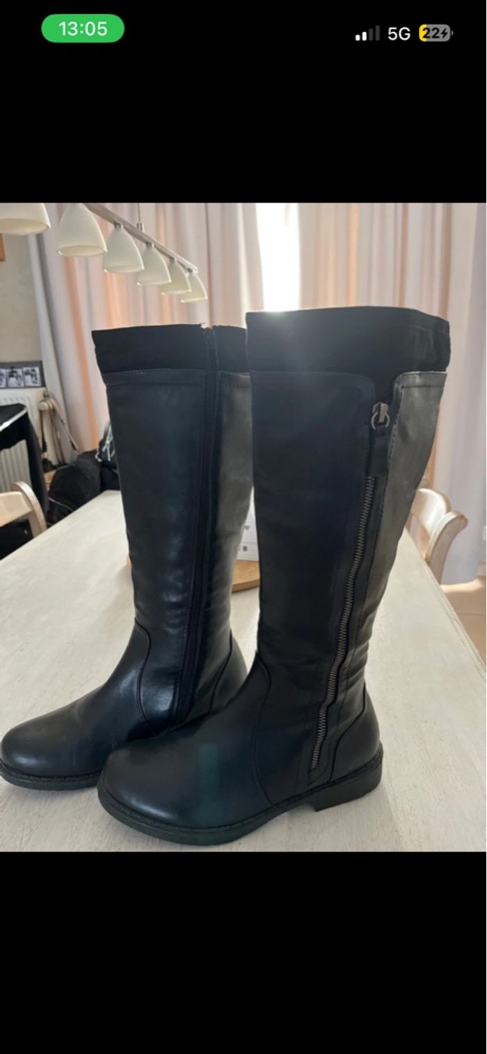 Bottes hautes noires - photo numéro 3