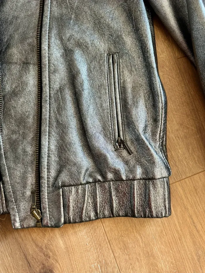 Perfecto Sandro argenté taille 36 - photo numéro 10