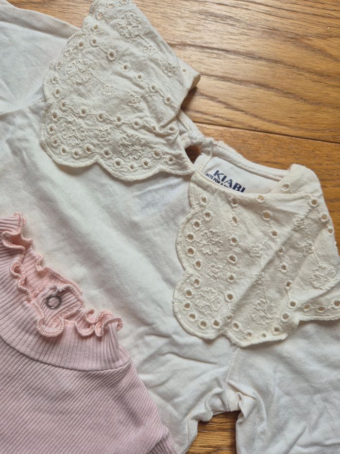 Lot de 3 tee-shirt à manches longues 6 mois - photo numéro 3