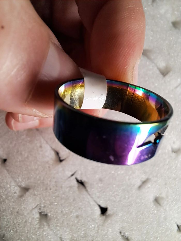 Bague acier inoxydable silhouette - photo numéro 2