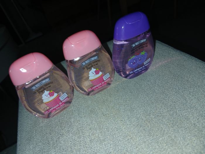 Lot de 3 idro alcoolique