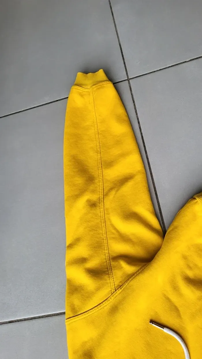 Sweat capuche xs jaune Jennyfer - photo numéro 4