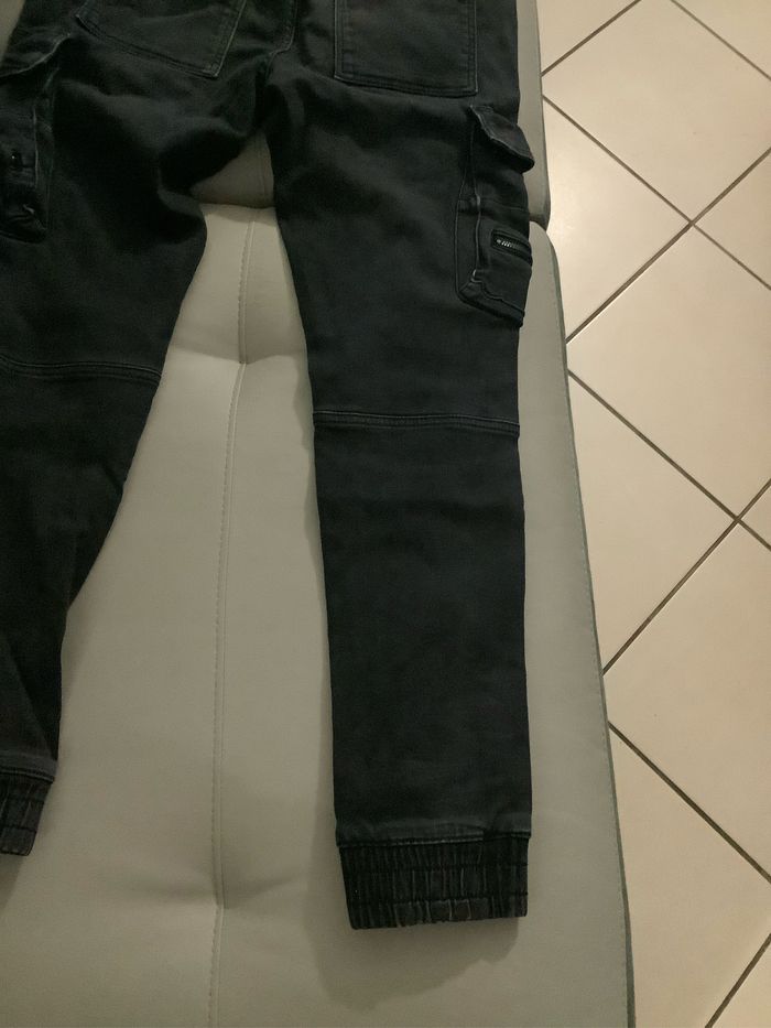 Pantalon type cargo slim noir Taille XS marque FSBN - photo numéro 8
