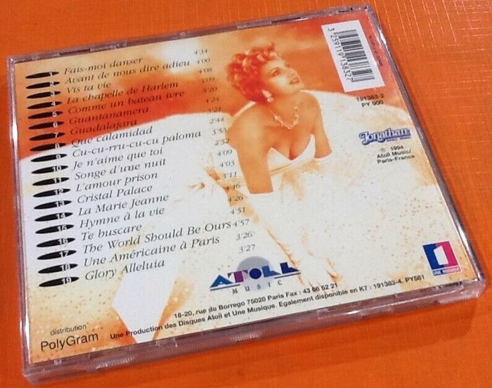 Album CD Jeane Manson Ses plus belles chansons (1994) - photo numéro 3