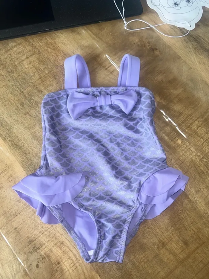 Maillot de bain sirène bébé fille