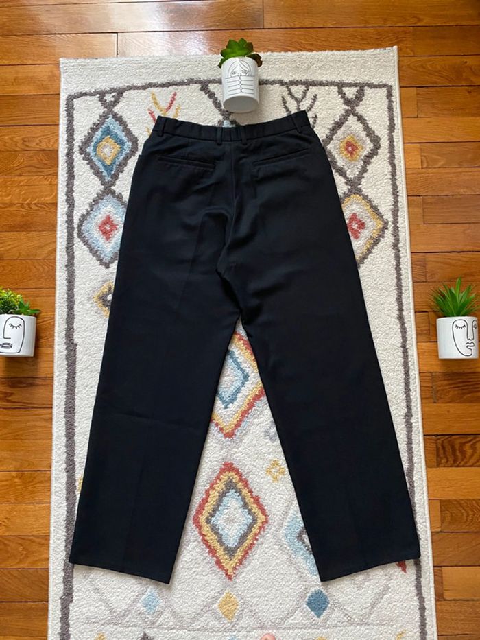 pantalon de costume, à plis et à jambe large sans marque - photo numéro 2