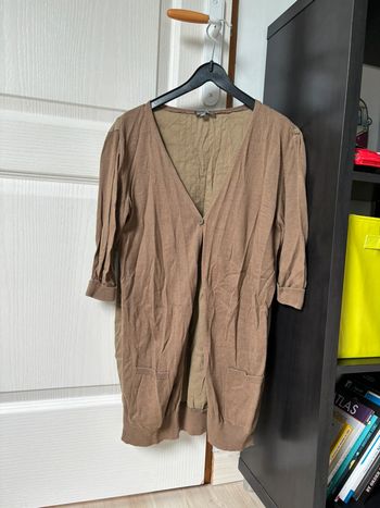 Gilet à manches courtes kaki vintage