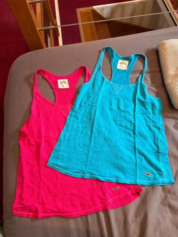 Lots de 2 débardeurs Hollister