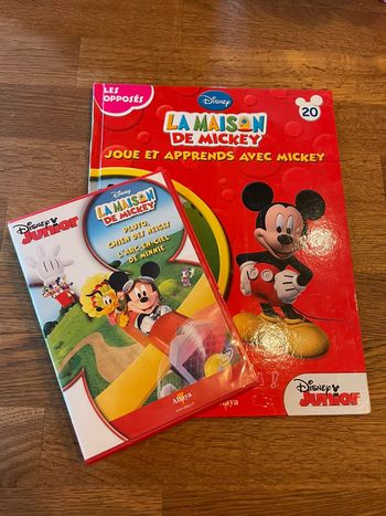 Livre Disney Junior La maison de Mickey Numero 20 avec le DVD Numéro 20