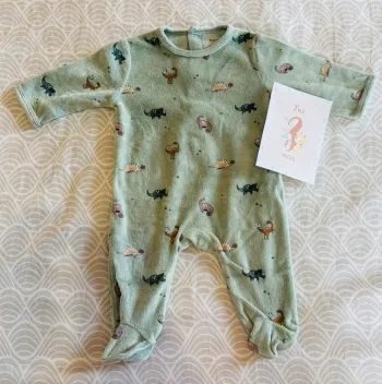 🦕 Pyjama dinosaures garçon - Kiabi - Taille 3 mois 🦕