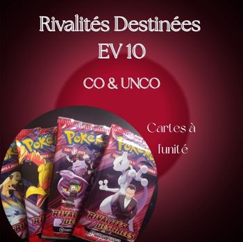 Cartes Pokemon Rivalités Destinées EV 10. Commune & Peu Commune