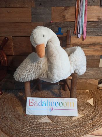 Peluche cygne Boulgom tbe vintage